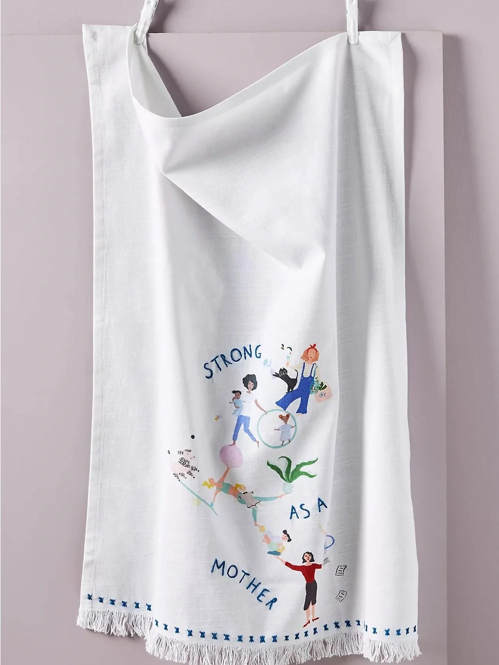 New🌟Anthropologie-Atelier Mave Strong As A Mother Dish Towel